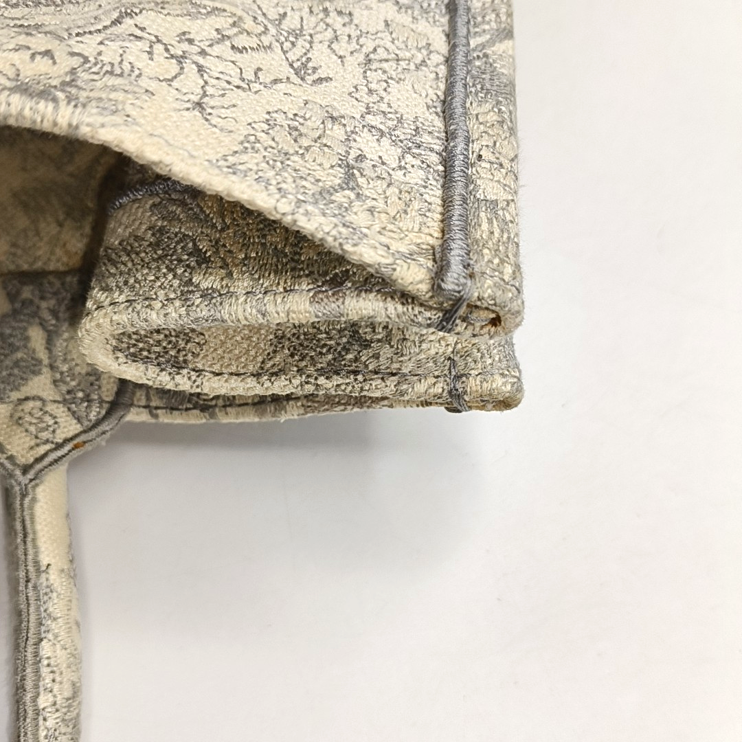 Book Tote Medium Canvas Gray