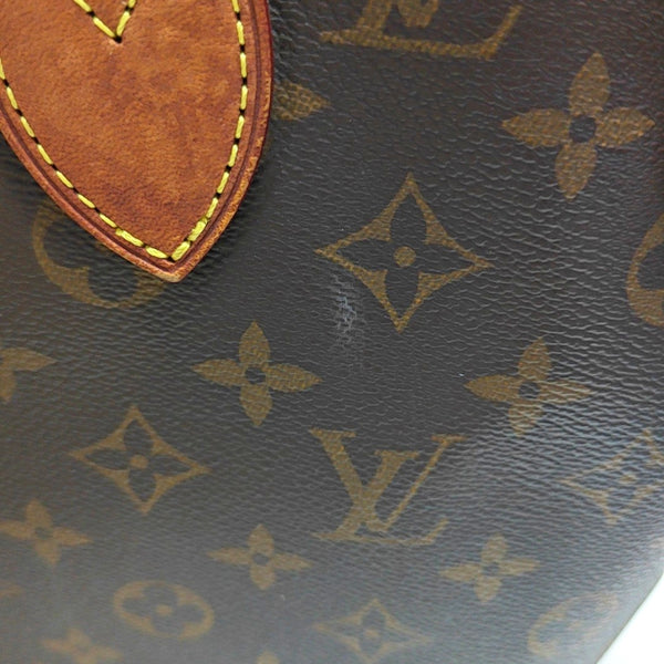 NEVERFULL MM Monogram Coated Canvas Brown