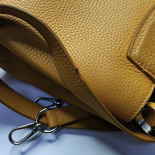 Authenticated pre-owned  CAPUCINES BB Calfskin Orange - Shoulder Bag at Looply