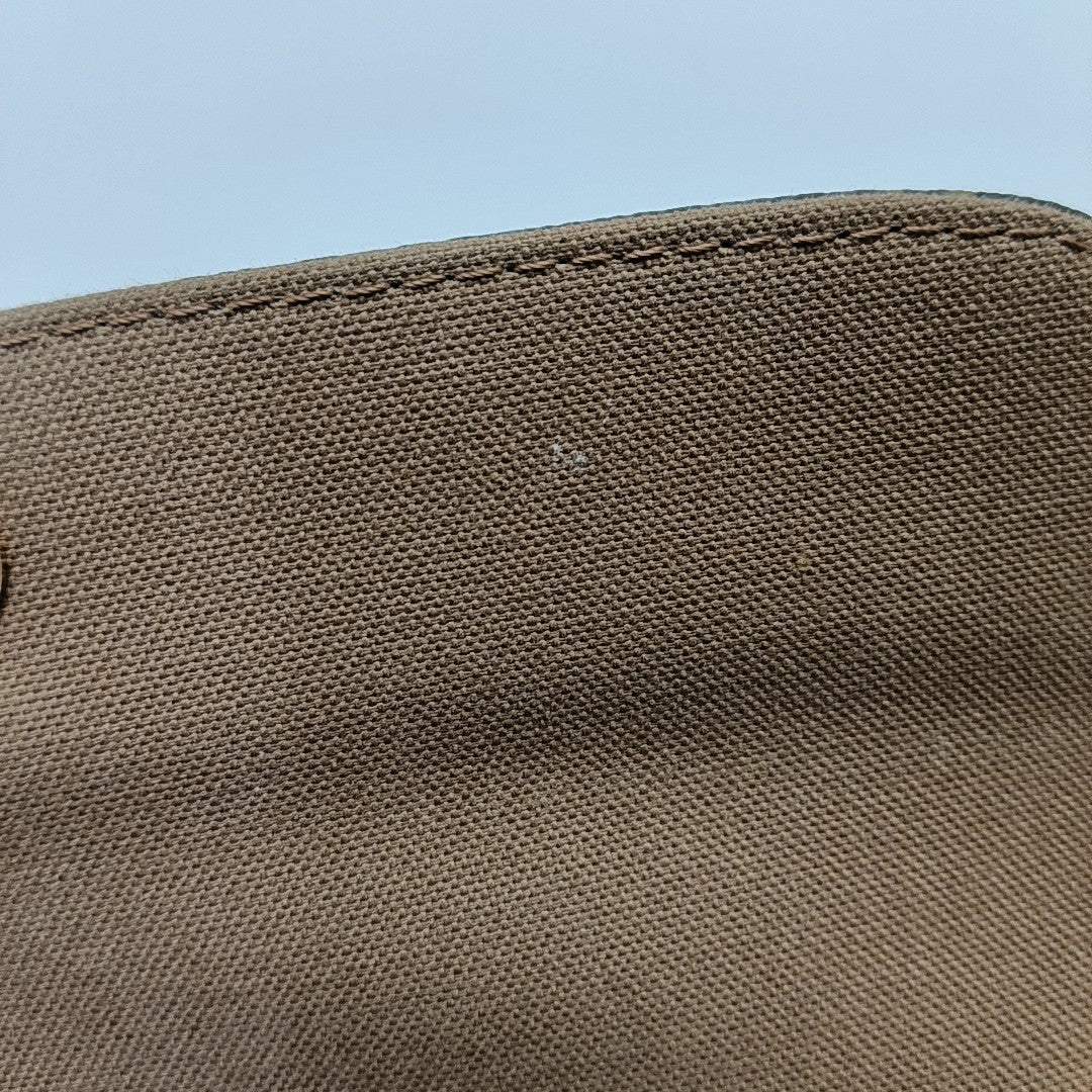 IVY Monogram Coated Canvas Brown