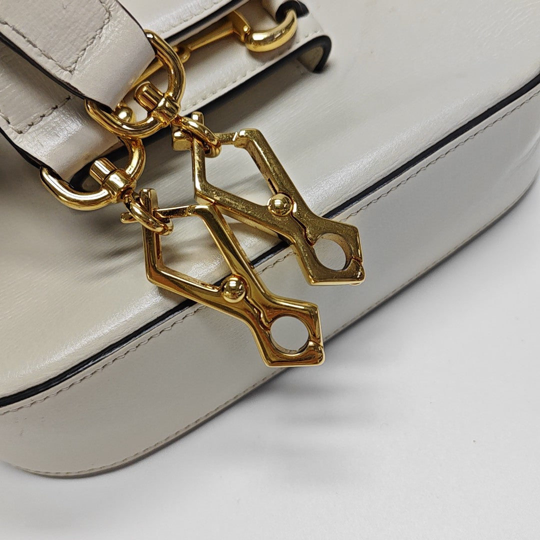 Horsebit 1955 Mini Calfskin White