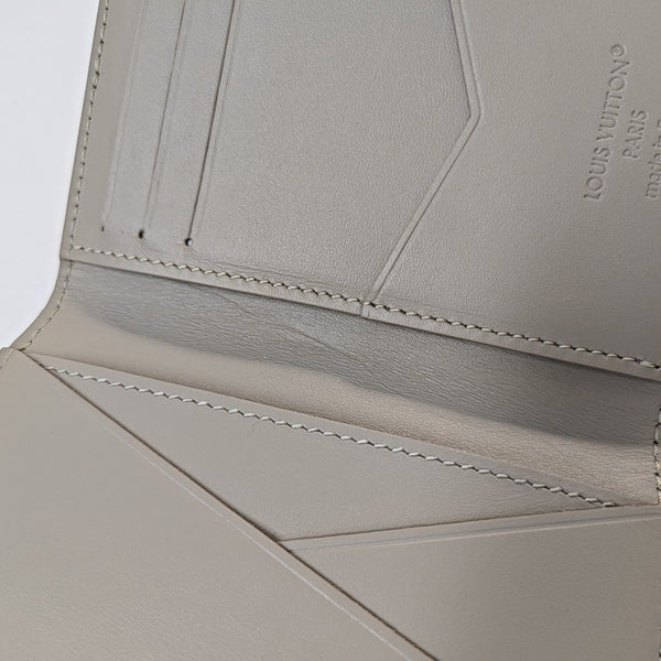 SLENDER Monogram Calfskin Gray Card Holder