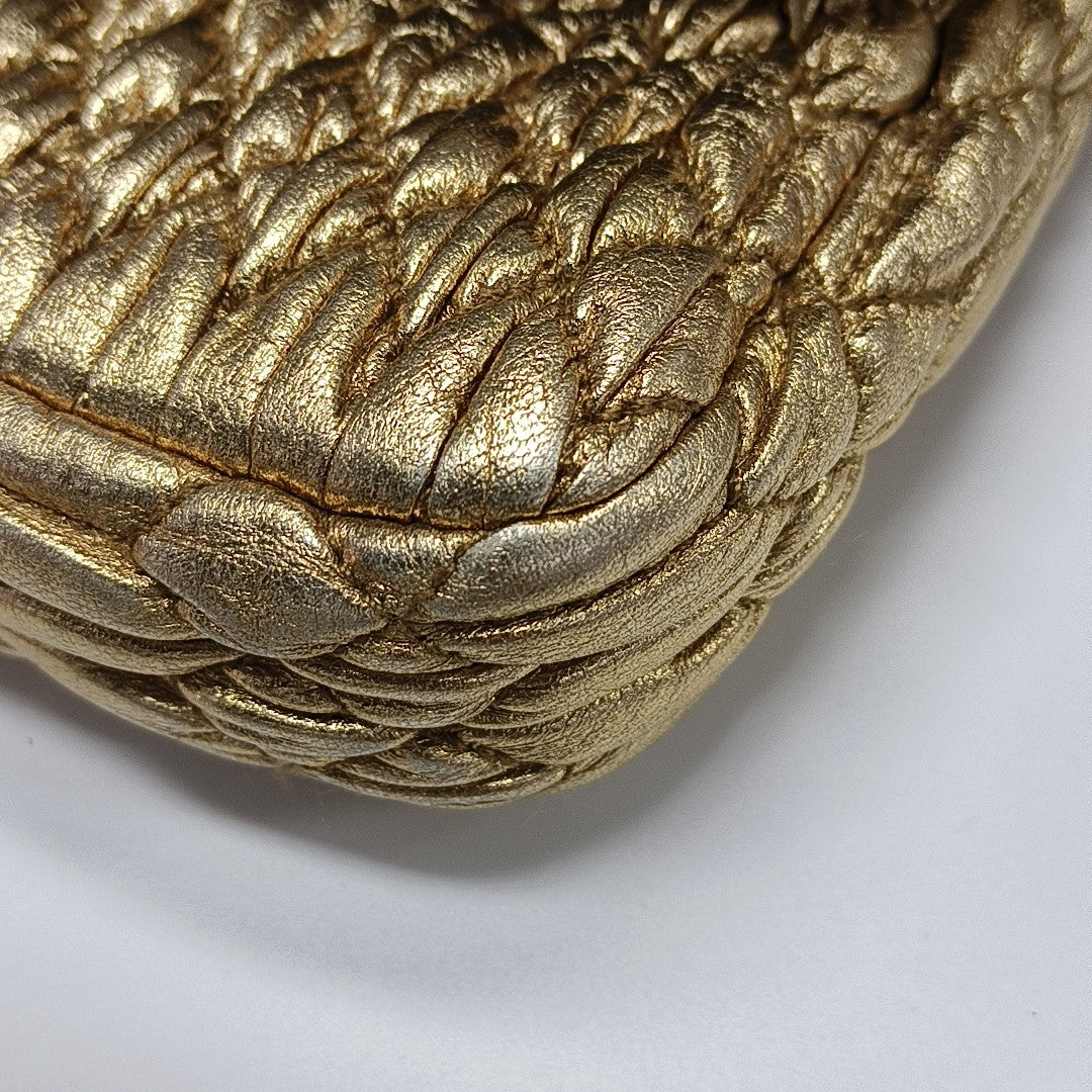 Crystal Lambskin Gold