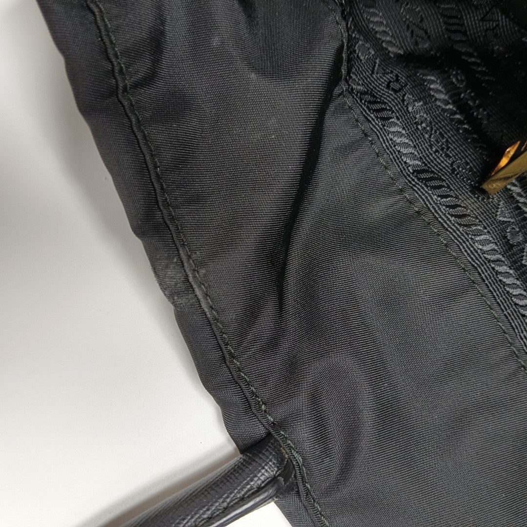 Nylon Shoulder Bag Black