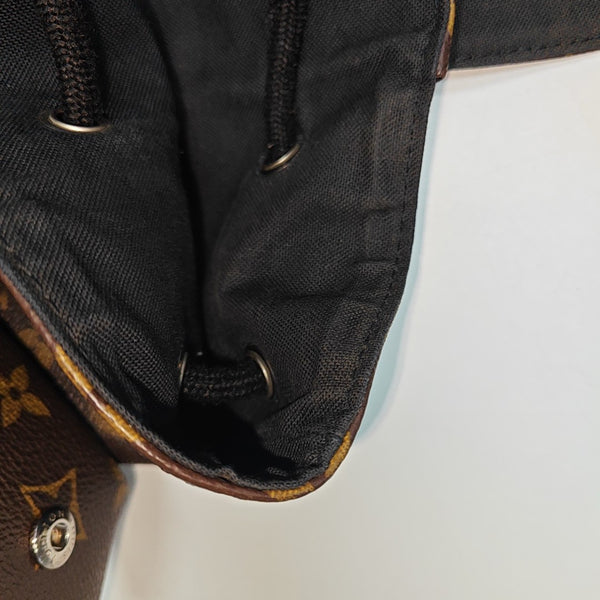 CHRISTOPHER PM Monogram Coated Canvas Brown