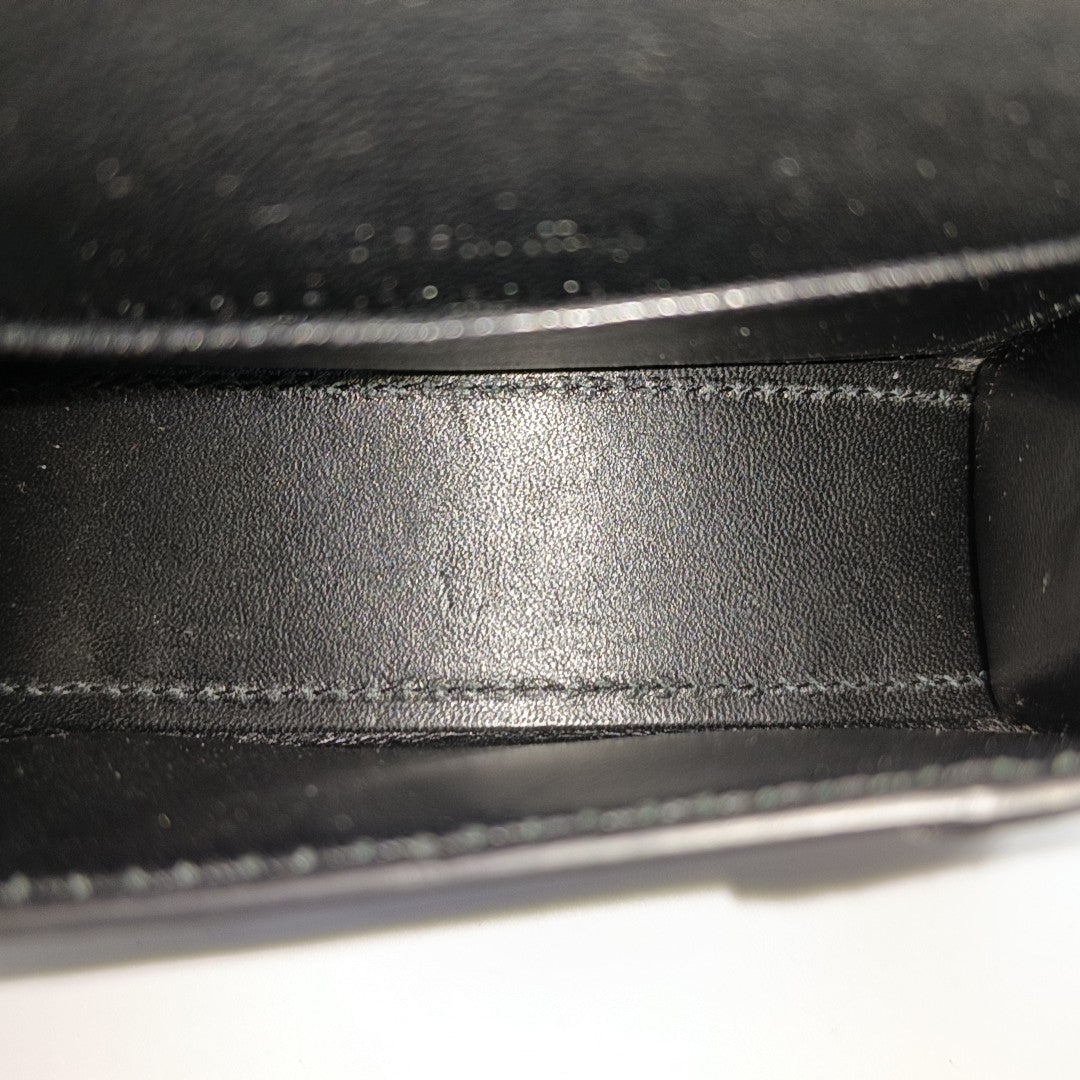 Hourglass Mini Calfskin Black