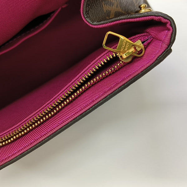 CLUNY PM Monogram Coated Canvas Brown