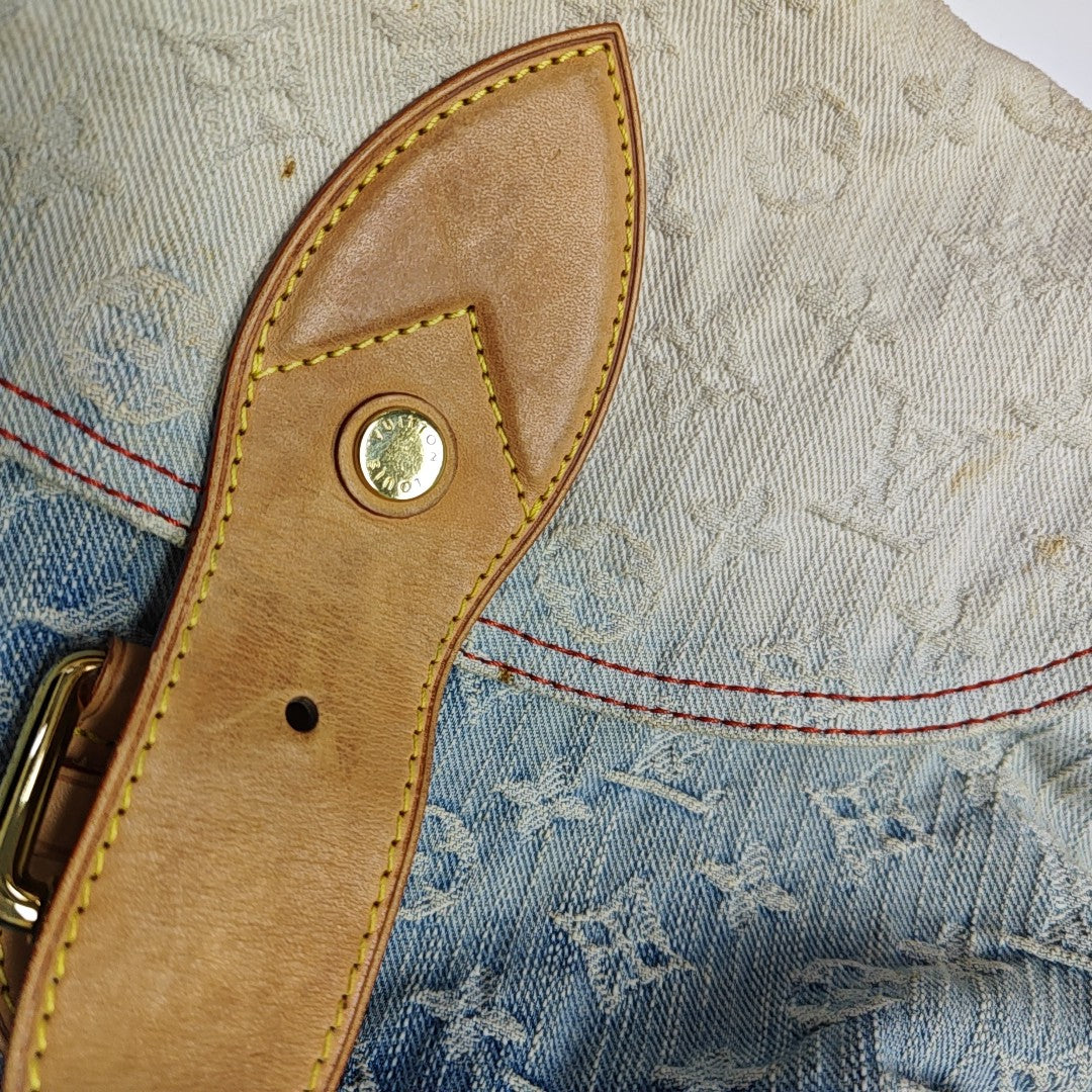 SUNRISE Monogram Denim Blue