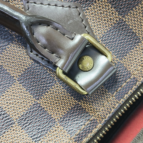 SPEEDY 30 Damier Ebene Coated Canvas Brown