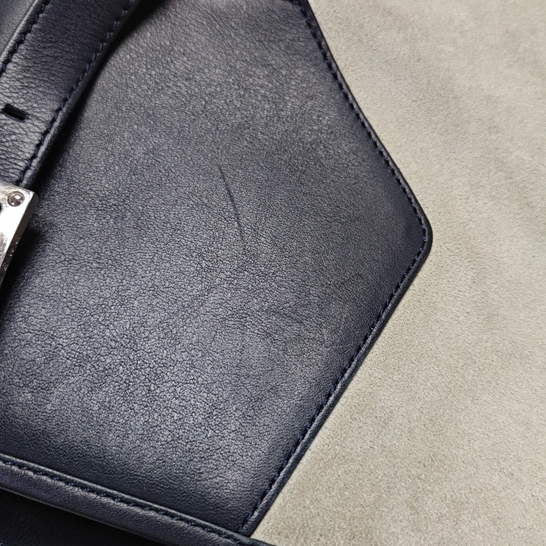 Suede Shoulder Bag Gray