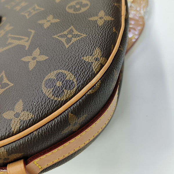 CROISSANT Monogram Coated Canvas Brown
