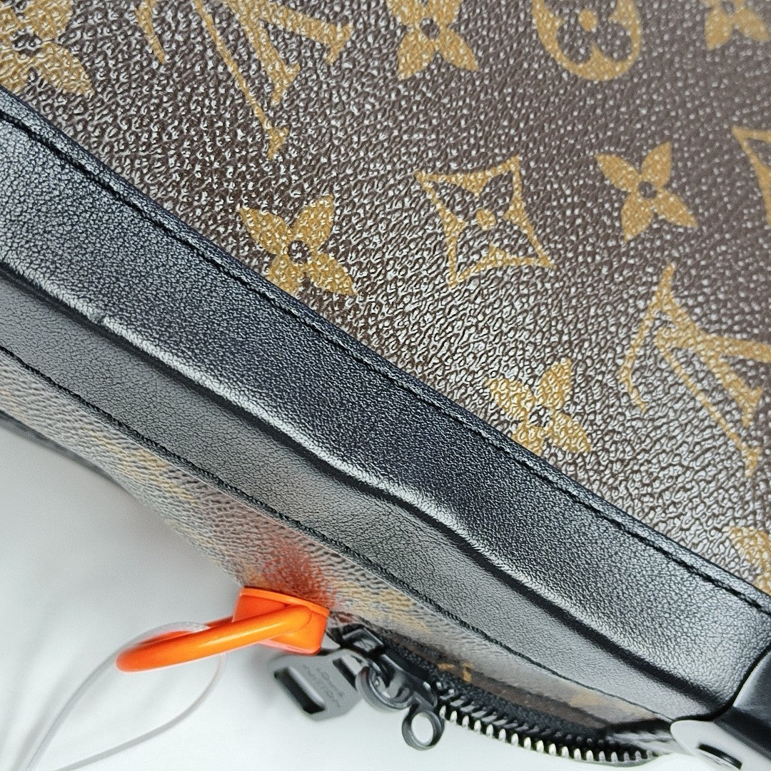 SOFT TRUNK Monogram Coated Canvas Brown