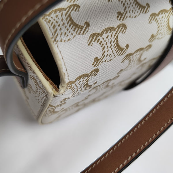 TABOU Mini Coated Canvas White