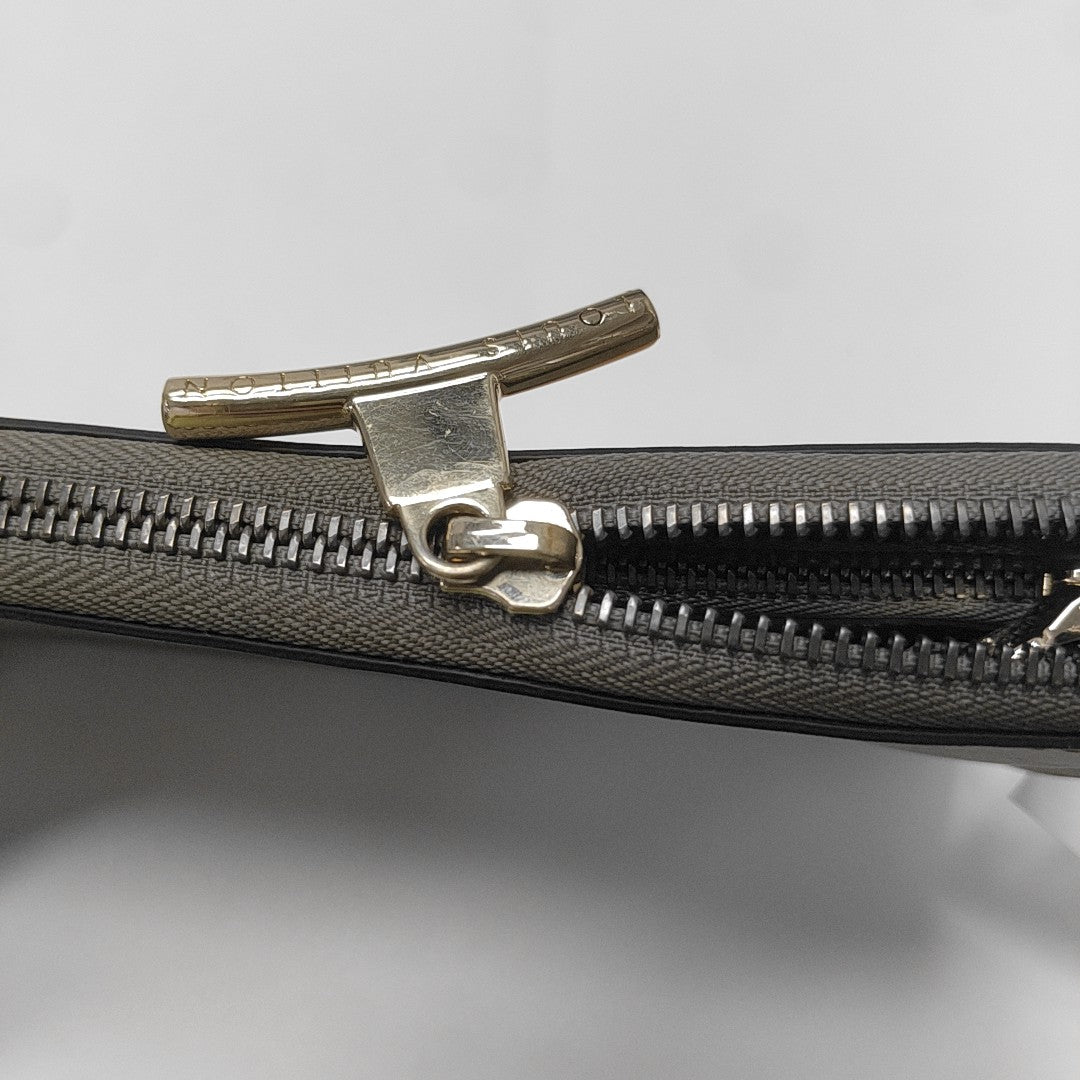 JEANNE Monogram Canvas Gray Wallet
