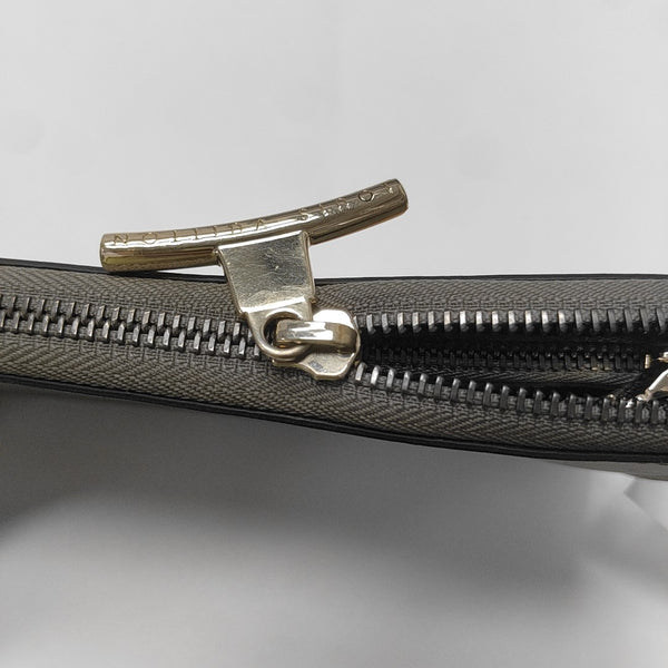 JEANNE Monogram Canvas Gray Wallet