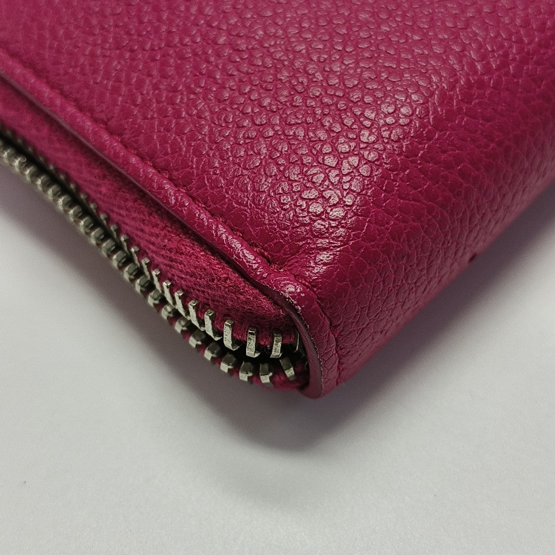 Calfskin Wallet Red