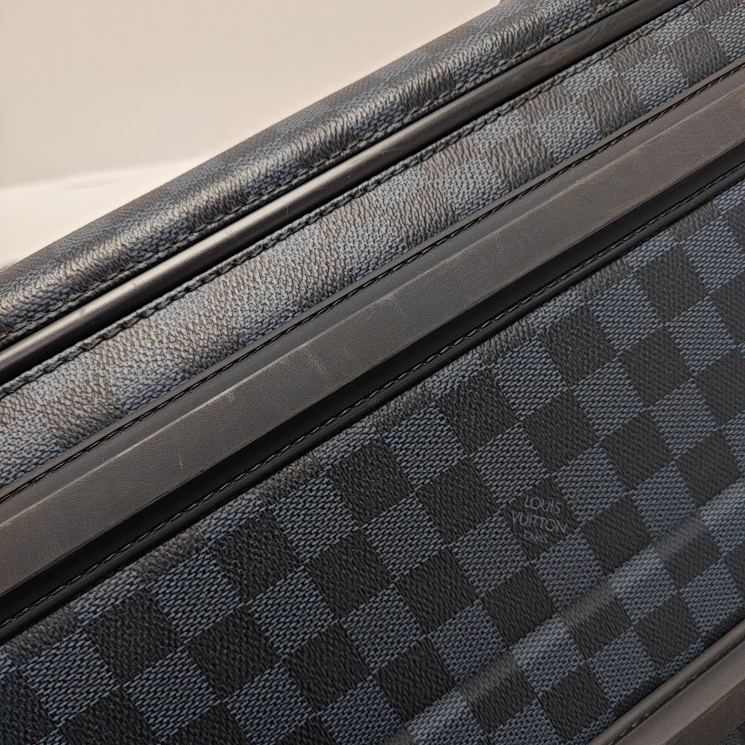 PEGASE 55 Damier Coated Canvas Blue