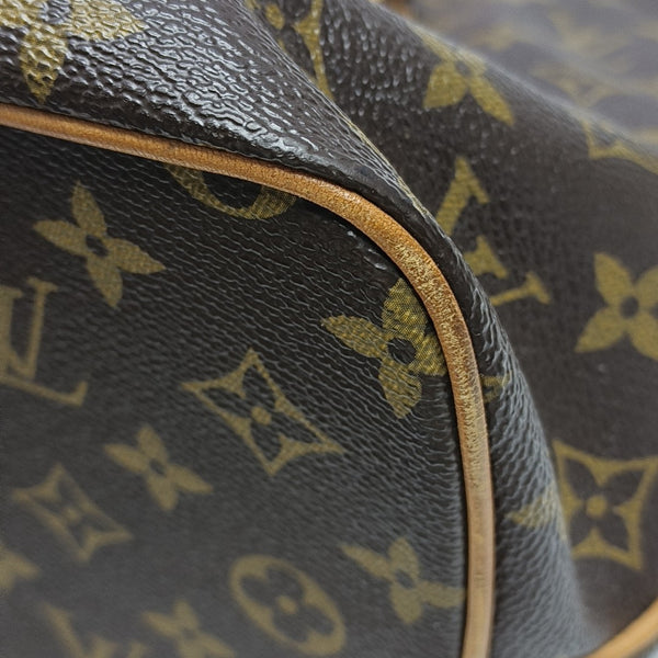 PALERMO PM Monogram Coated Canvas Brown