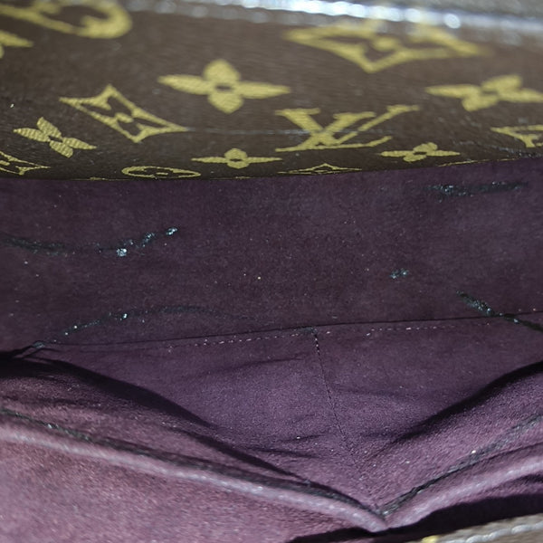 MONTAIGNE Monogram Coated Canvas Brown
