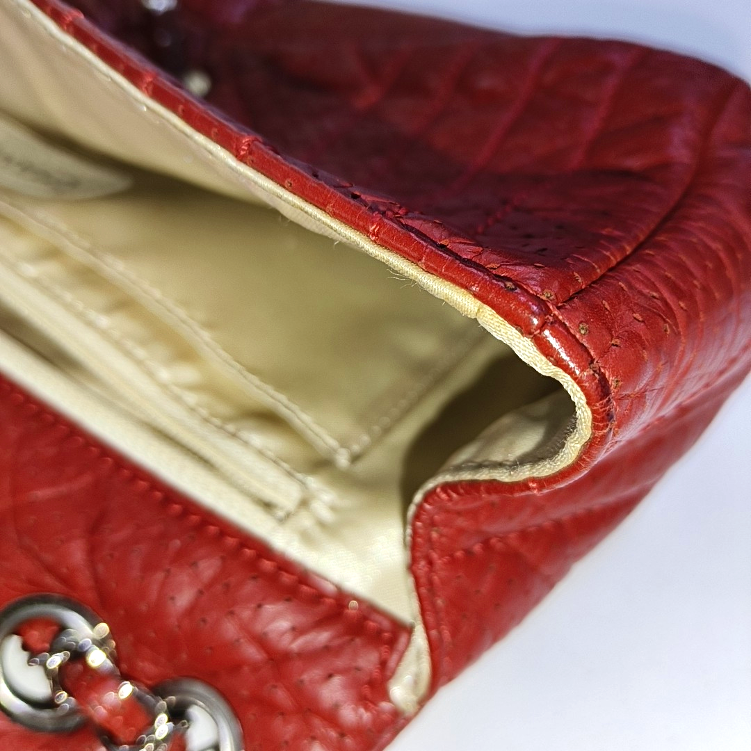 Quilted Calfskin Red