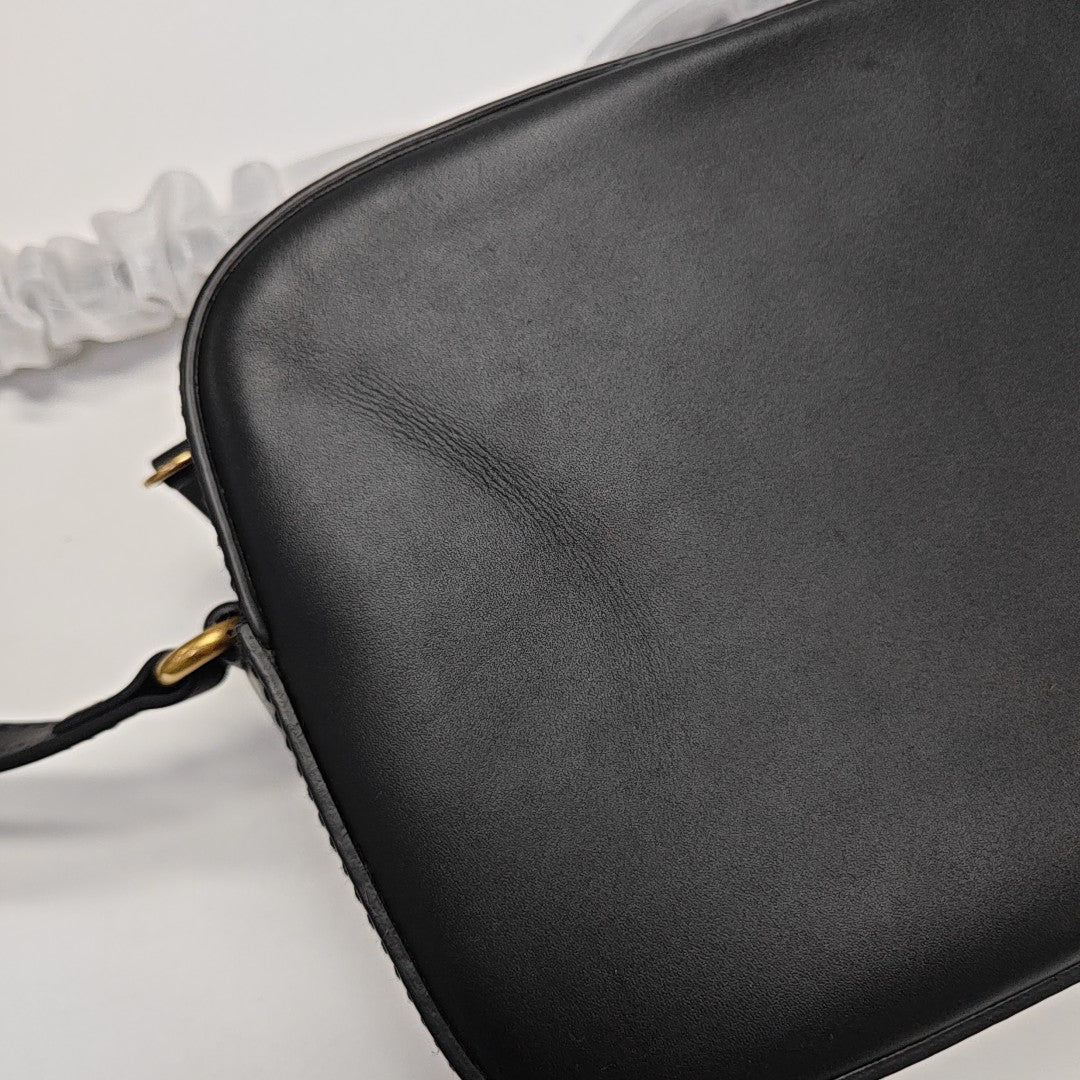 Bee Web Calfskin Black