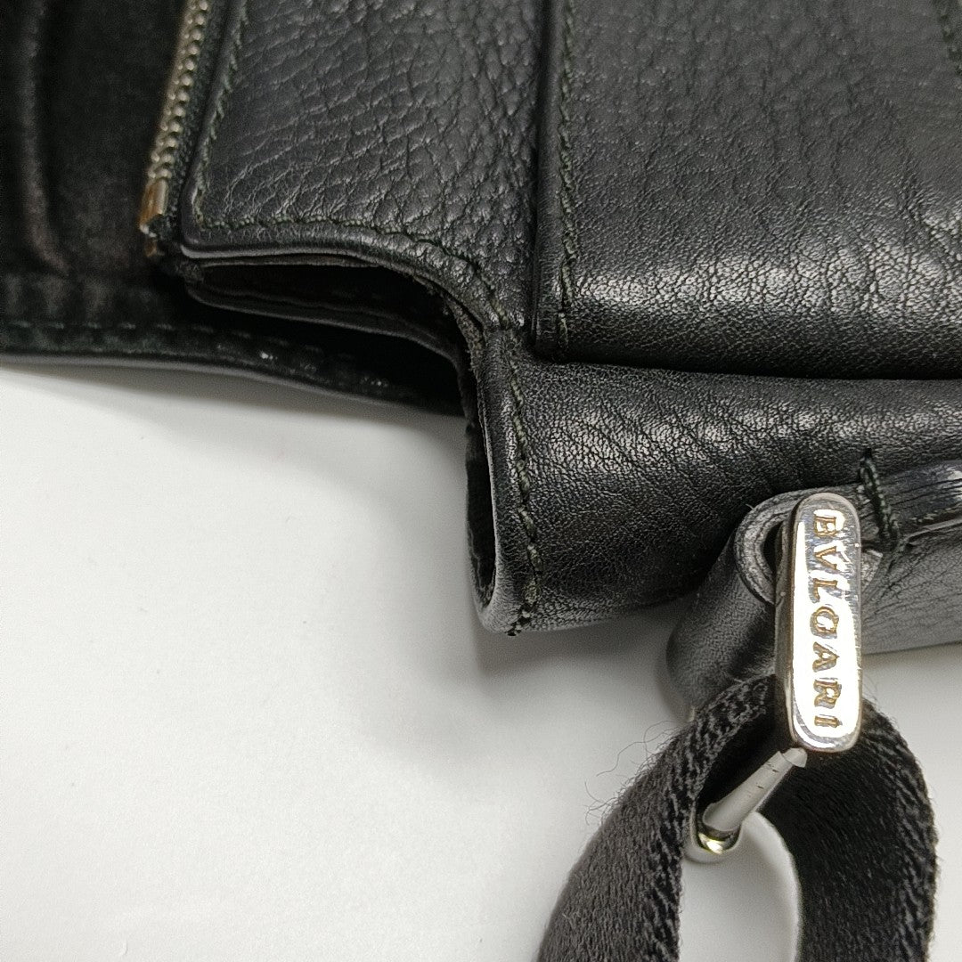 Calfskin Shoulder Bag Black