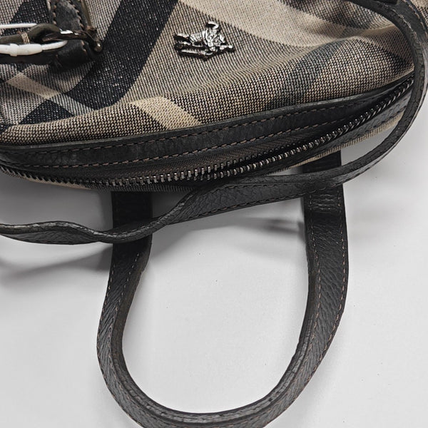 Canvas Top Handle Bag Gray