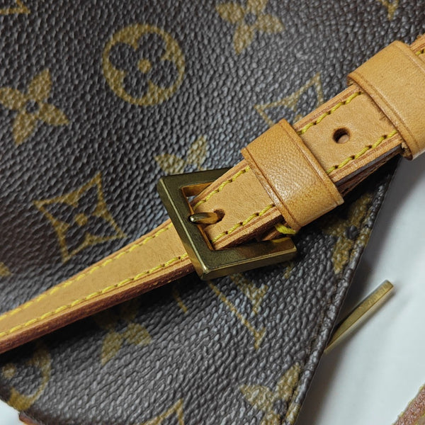 TROTTER Monogram Coated Canvas Brown