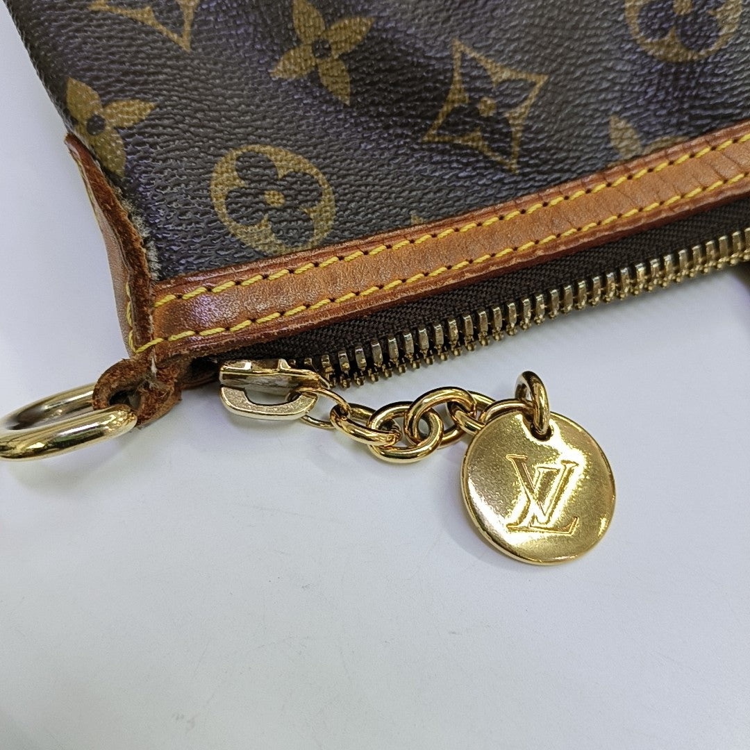 PALERMO PM Monogram Coated Canvas Brown