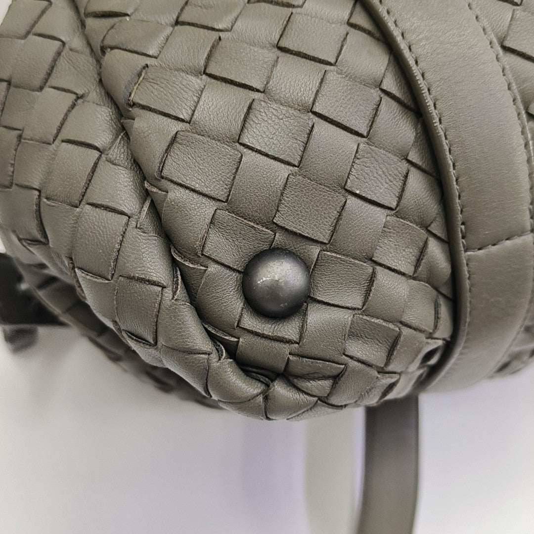 Lambskin Top Handle Bag Green