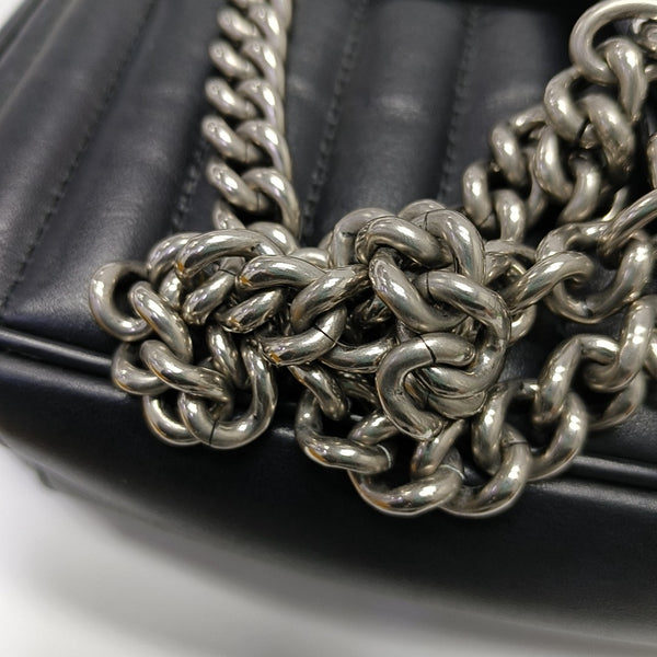 GG Marmont Small Quilted Calfskin Black