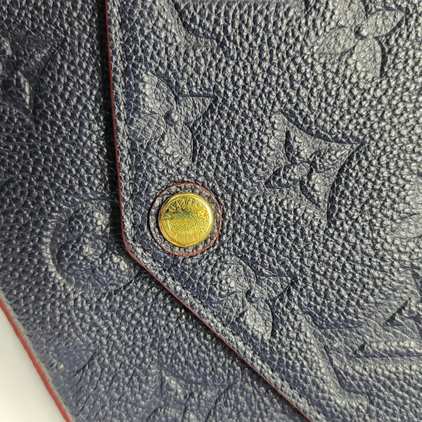 FÉLICIE Monogram Calfskin Blue