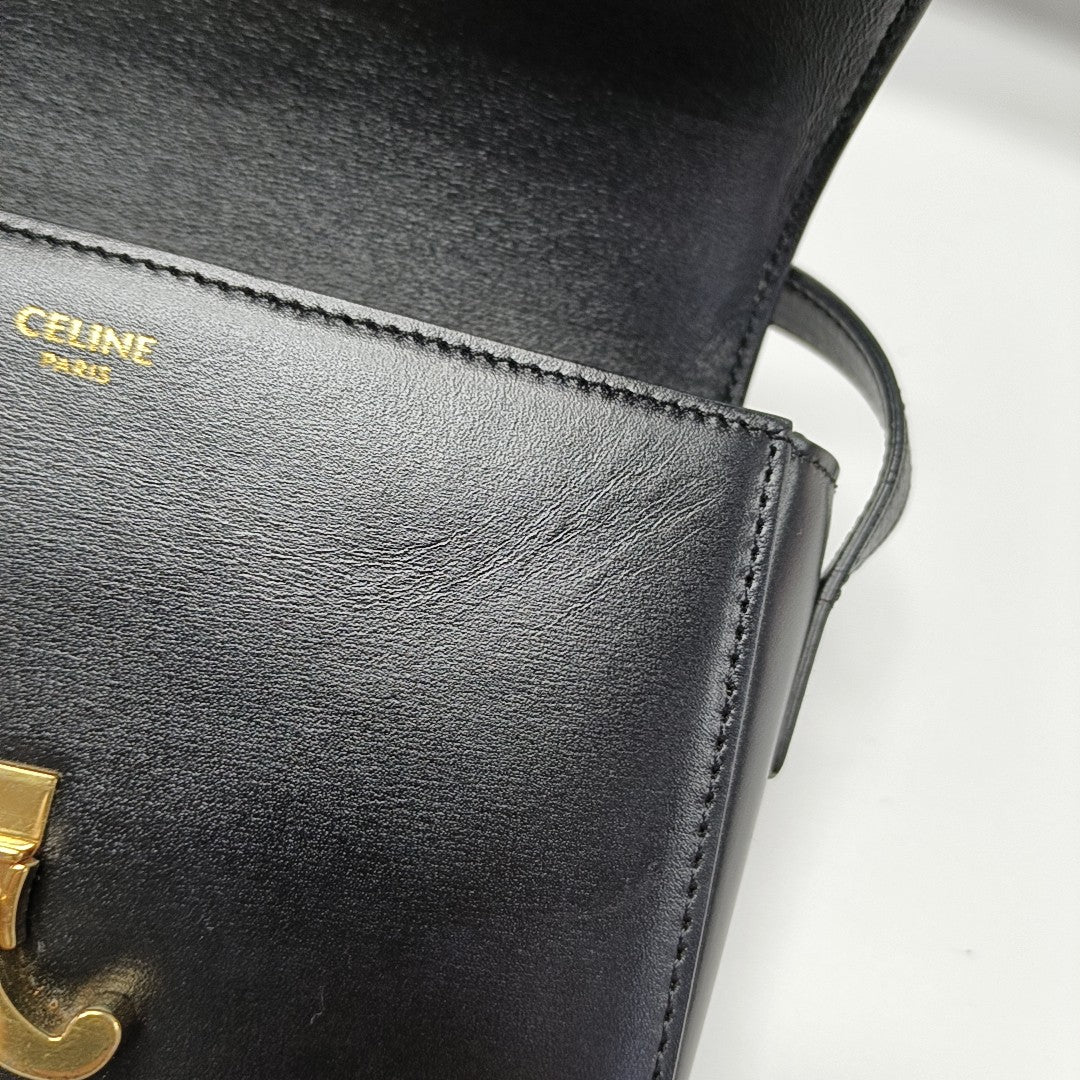 TRIOMPHE Nano Calfskin Black