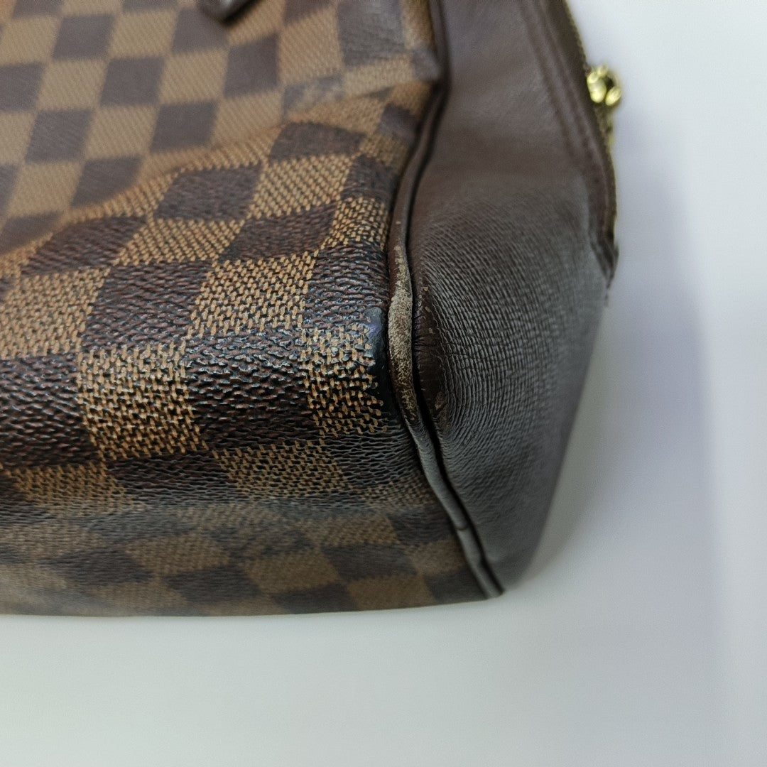 BRERA Damier Ebene Coated Canvas Brown