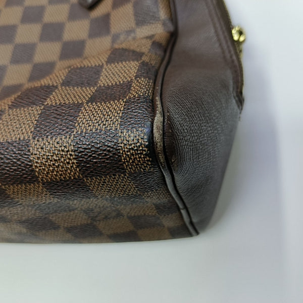 BRERA Damier Ebene Coated Canvas Brown