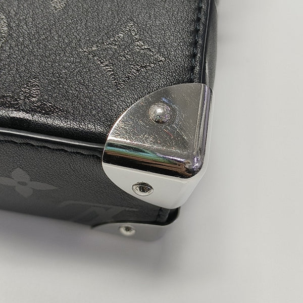 CAMERA BOX Monogram Calfskin Black