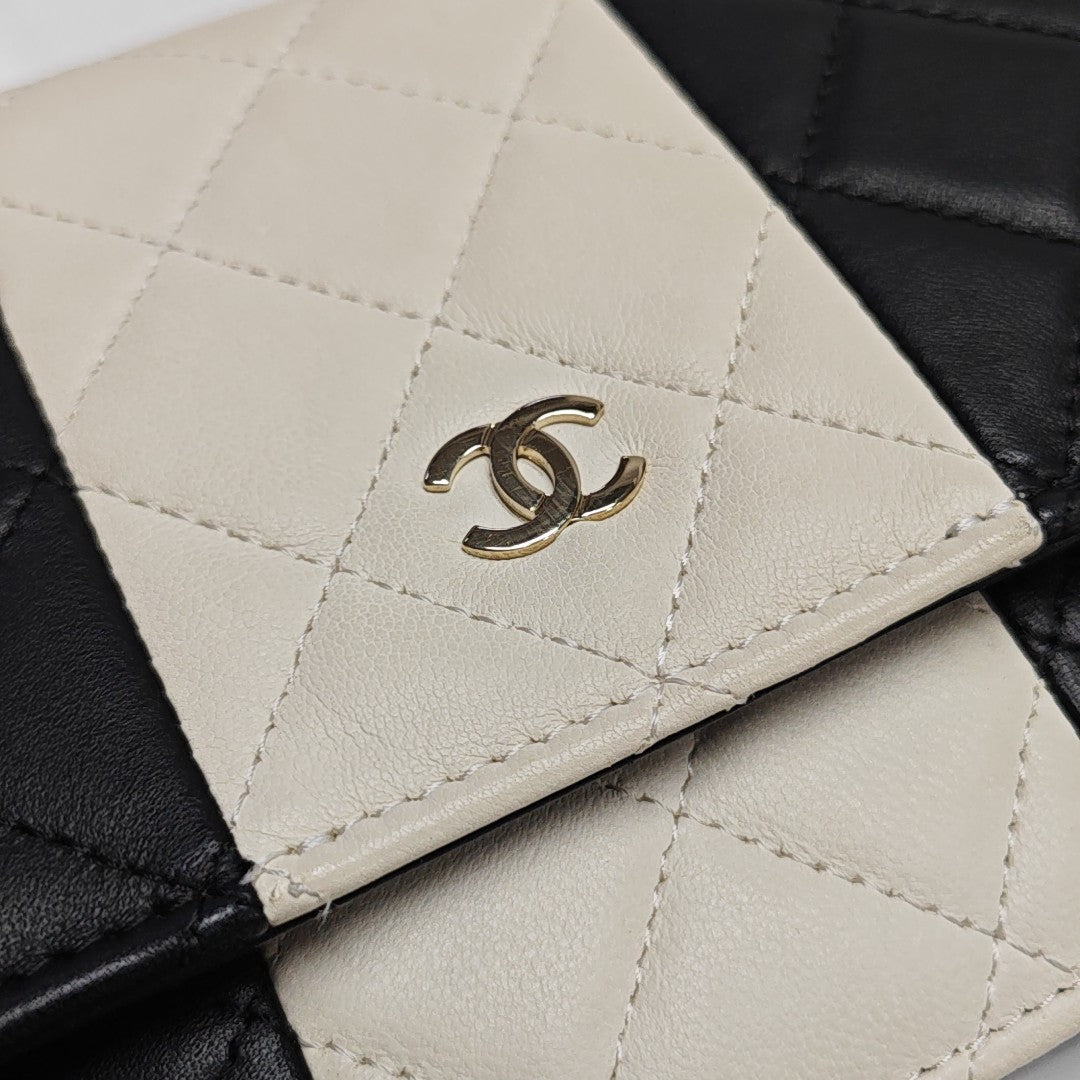 WOC Quilted Lambskin Black
