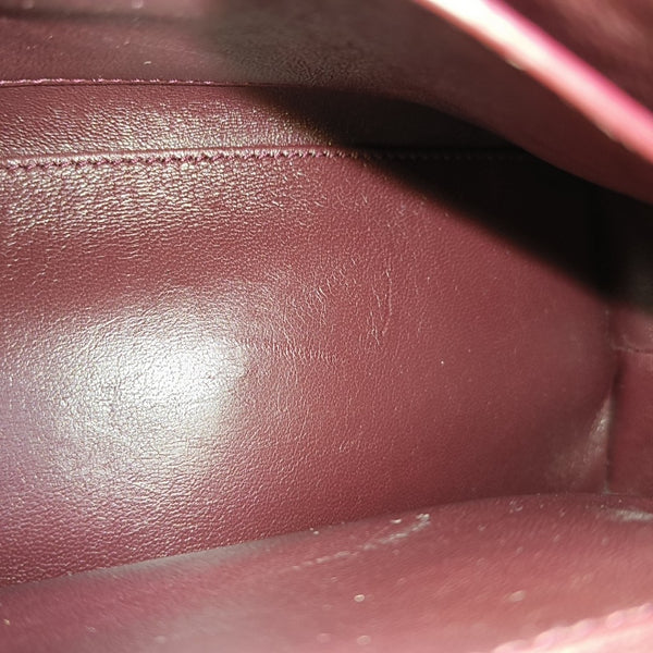 Downtown Small Calfskin Red