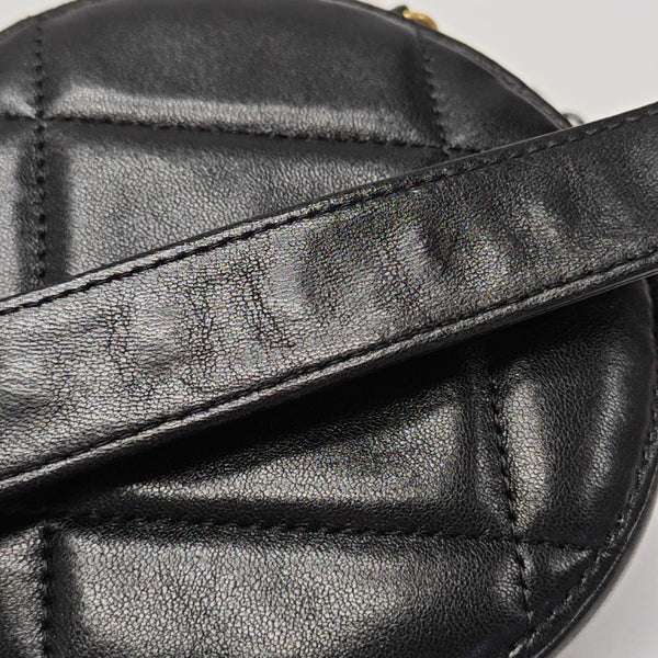 CHANEL 19 Small Quilted Lambskin Black