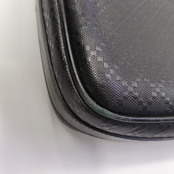Calfskin Top Handle Bag Black