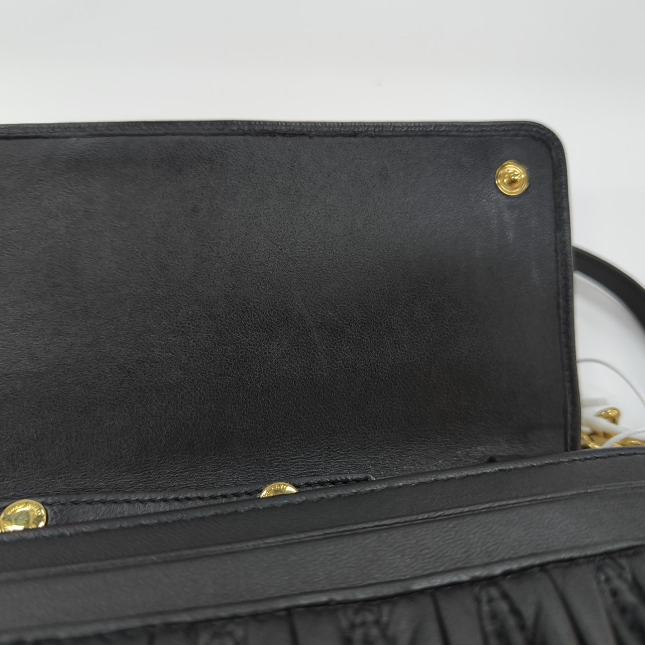 Quilted Lambskin Shoulder Bag Black