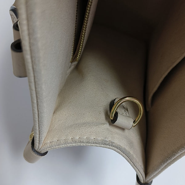 ONTHEGO PM Monogram Calfskin Beige