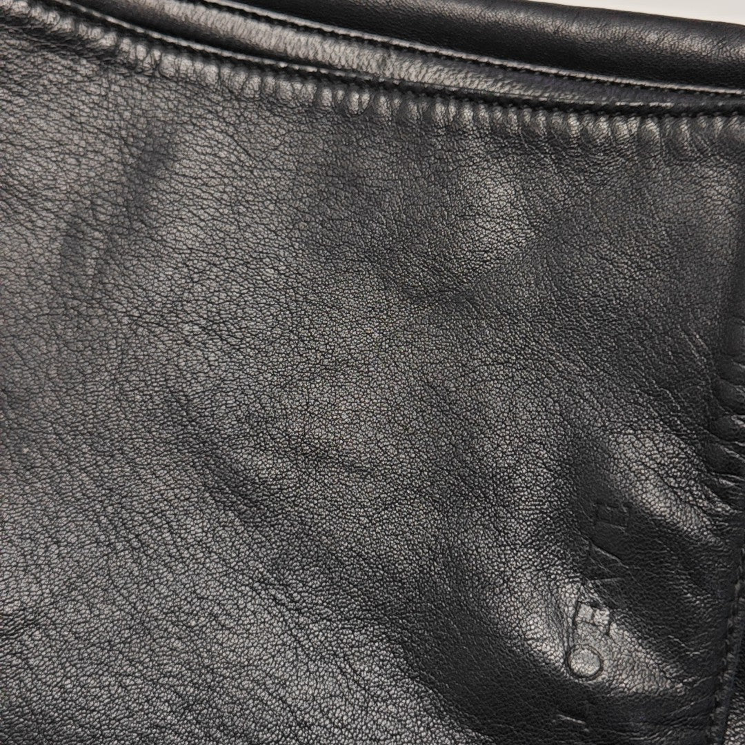 Calfskin Shoulder Bag Black