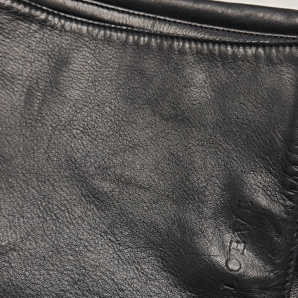 Calfskin Shoulder Bag Black