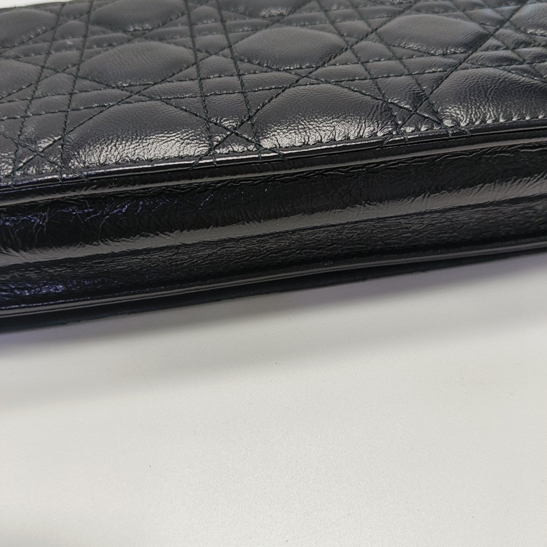 Lady Dior Small Cannage Lambskin Black