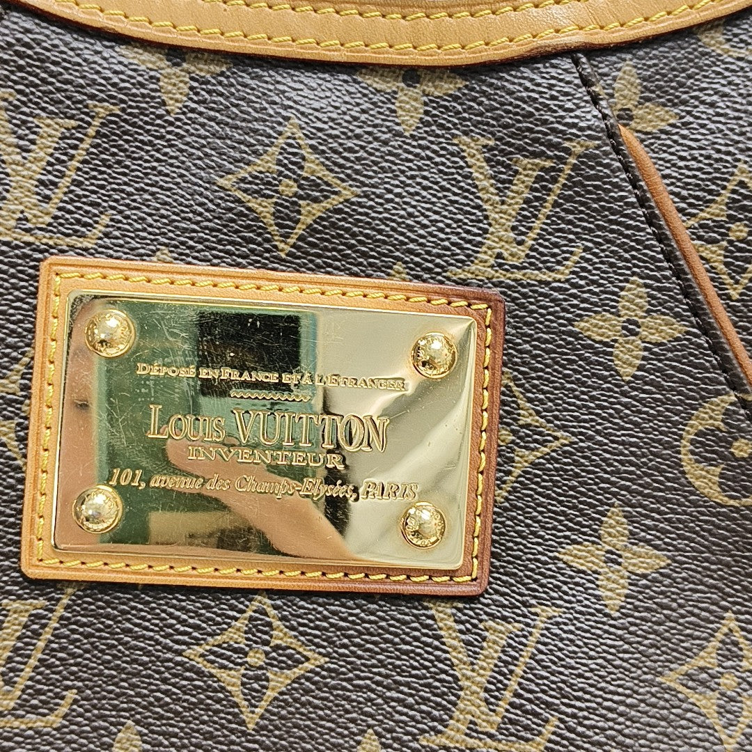 GALLIERA Monogram Coated Canvas Brown