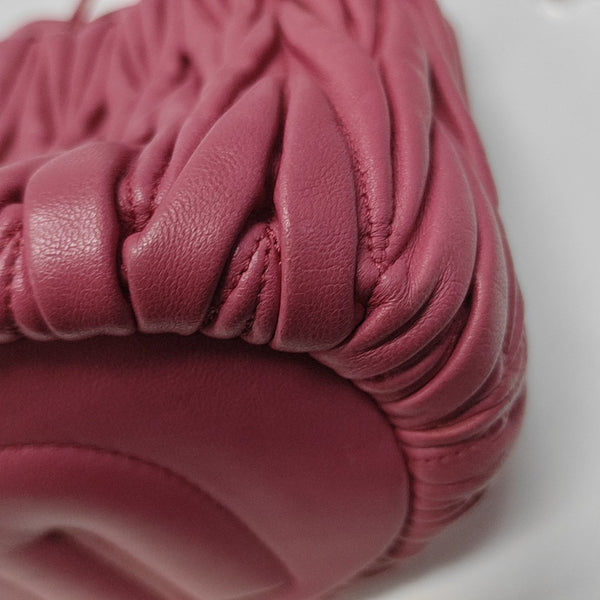 Matelassé Quilted Lambskin Red