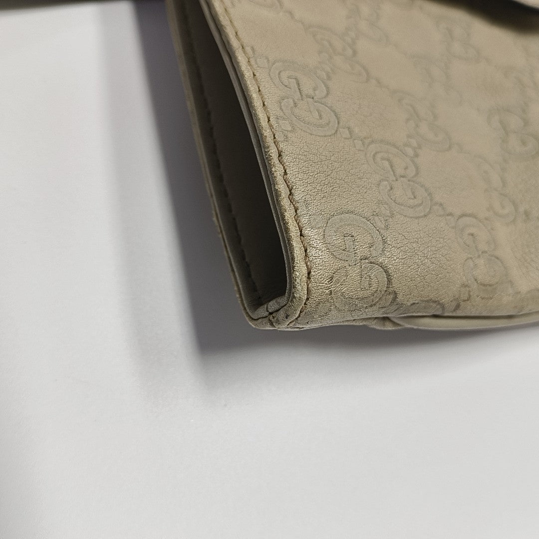 Ligne Shima Monogram Calfskin Beige