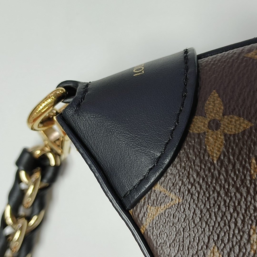 TWINNY Monogram Coated Canvas Brown