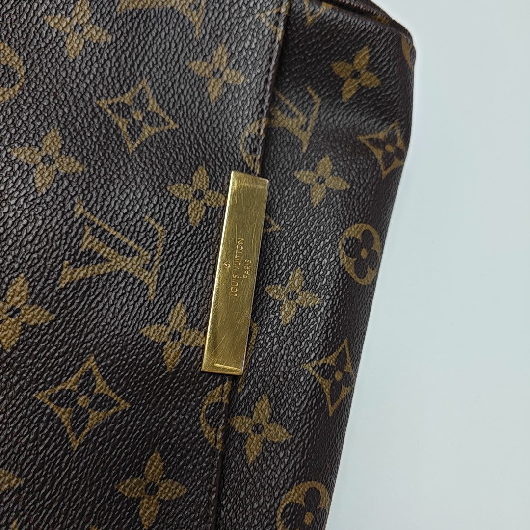 FAVORITE MM Monogram Coated Canvas Brown